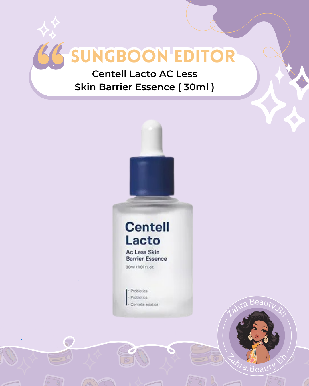 SUNGBOON EDITOR - Centell Lacto AC Less Skin Barrier Essence (30ml)