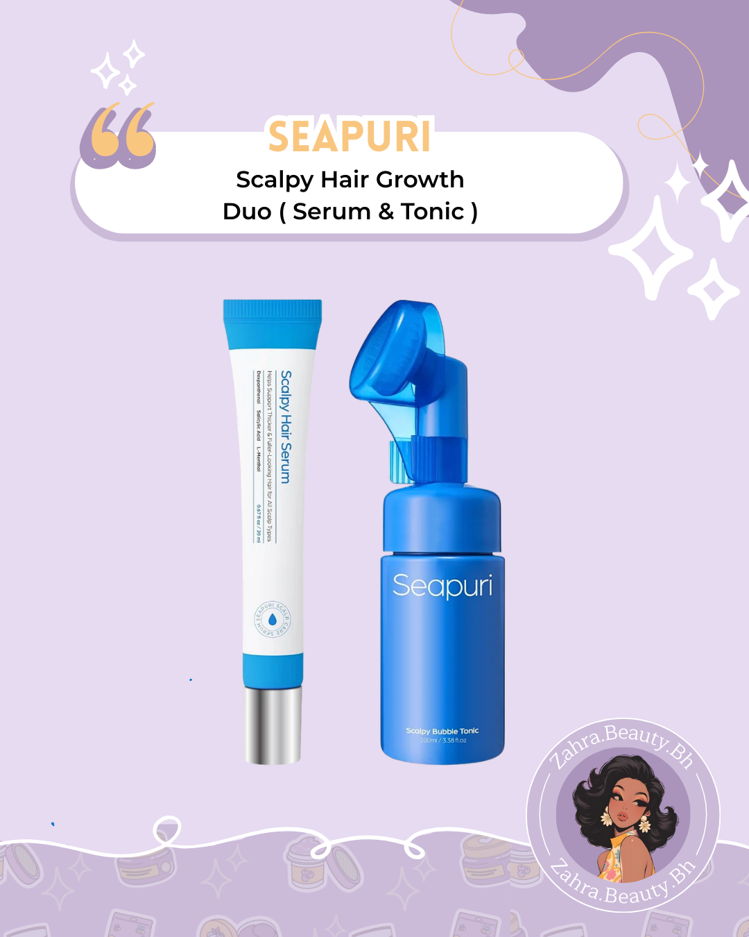 Seapuri - Scalpy Hair Growth Duo ( Serum & Tonic )