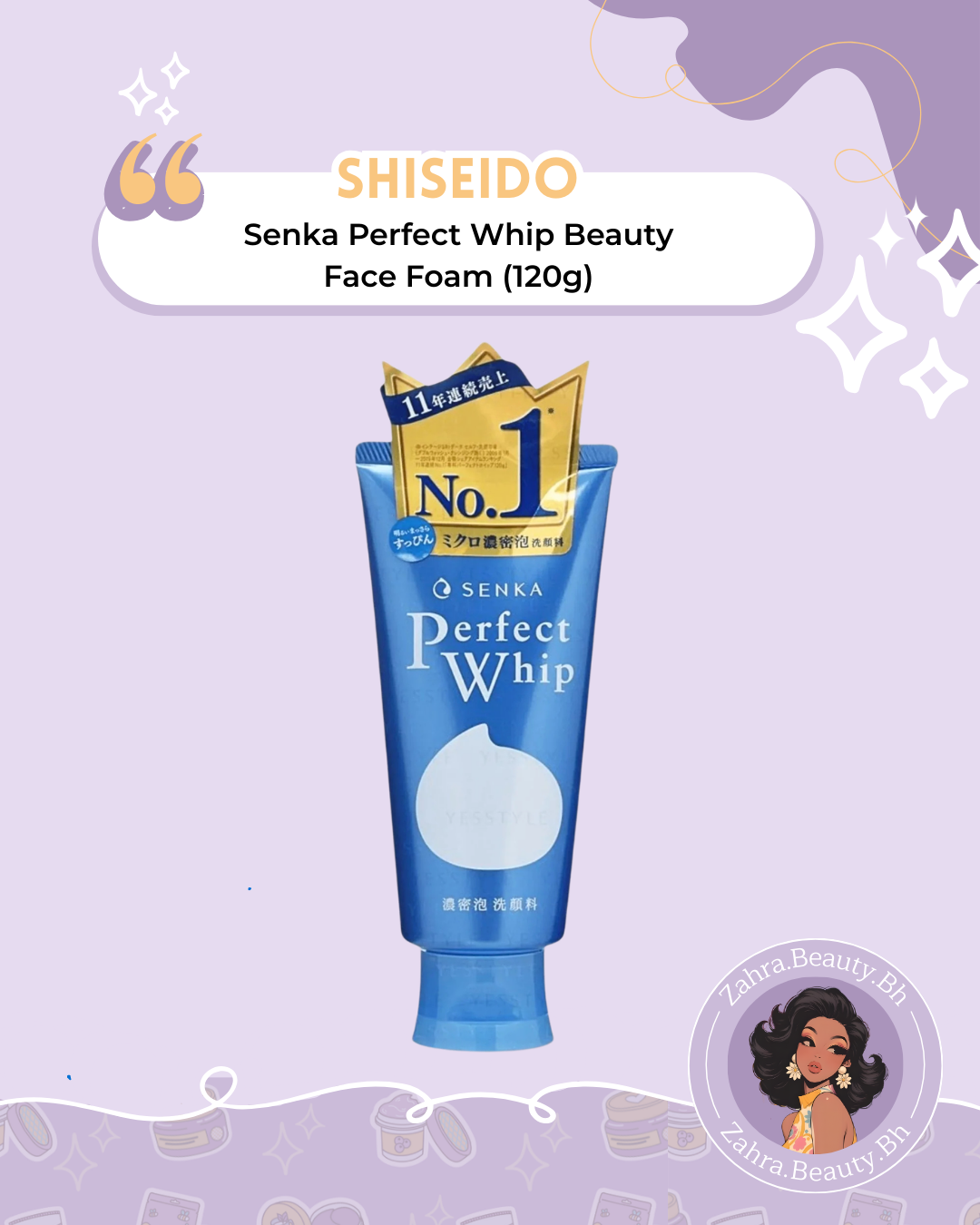 Shiseido - Senka Perfect Whip Beauty Face Foam (120g)