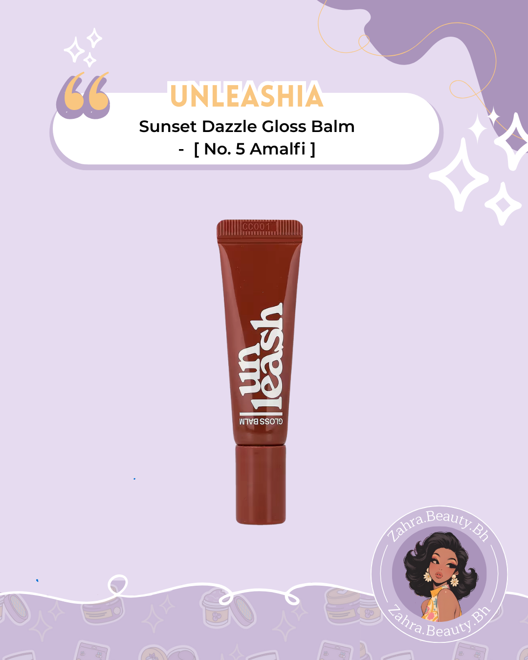 UNLEASHIA - Sunset Dazzle Gloss Balm