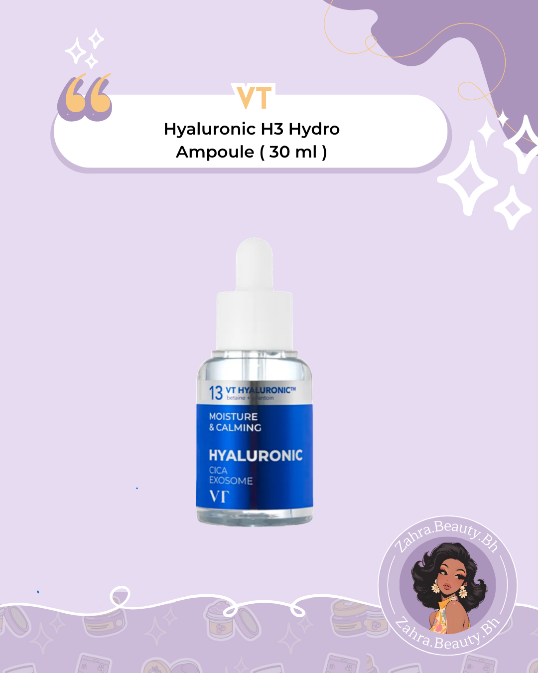 VT - Hyaluronic H3 Hydro Ampoule (30ml)
