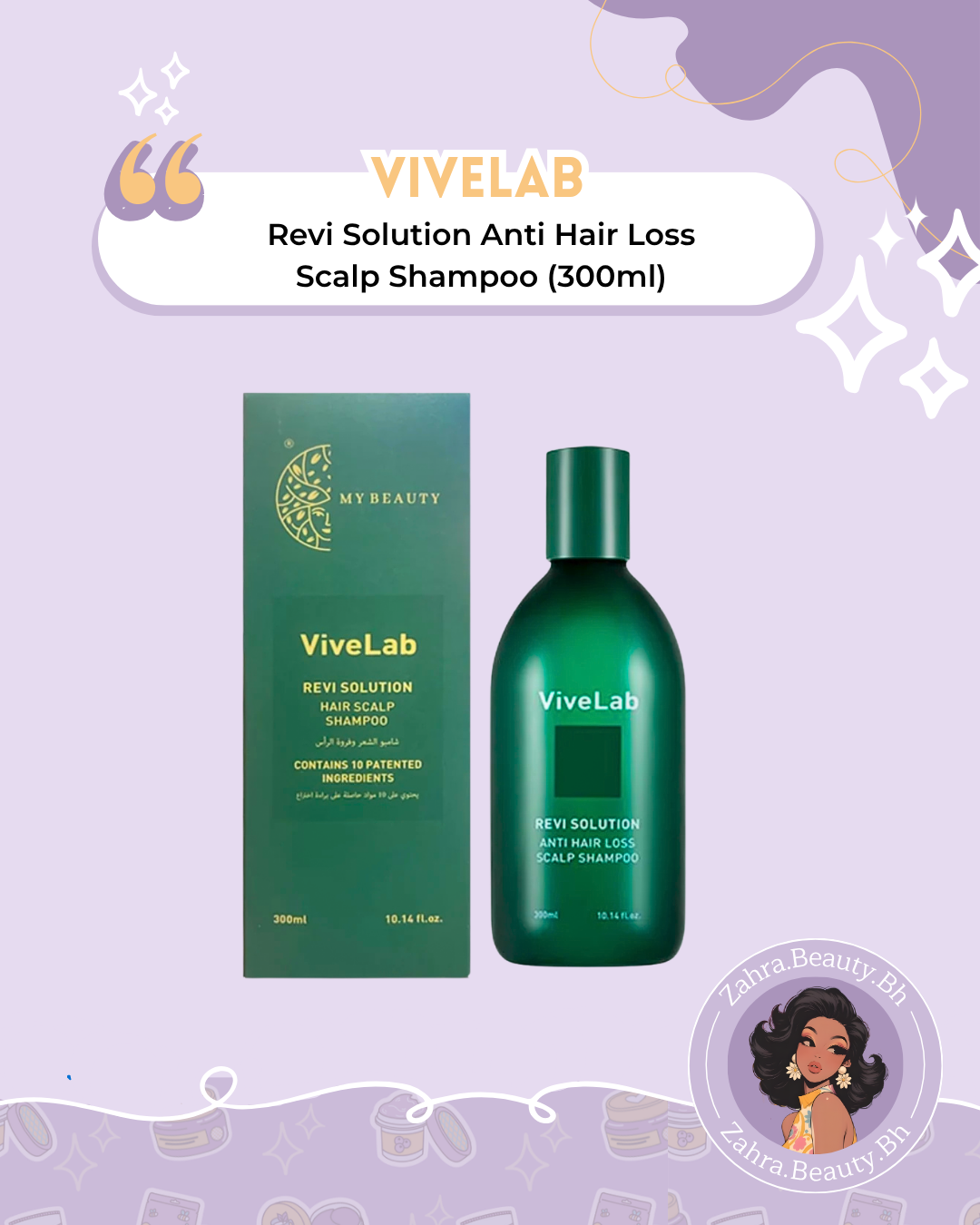 ViveLab - Revi Solution Anti Hair Loss Scalp Shampoo (300ml)