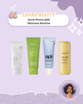Zahra Beauty Store - Acne-Prone Safe Skincare Routine