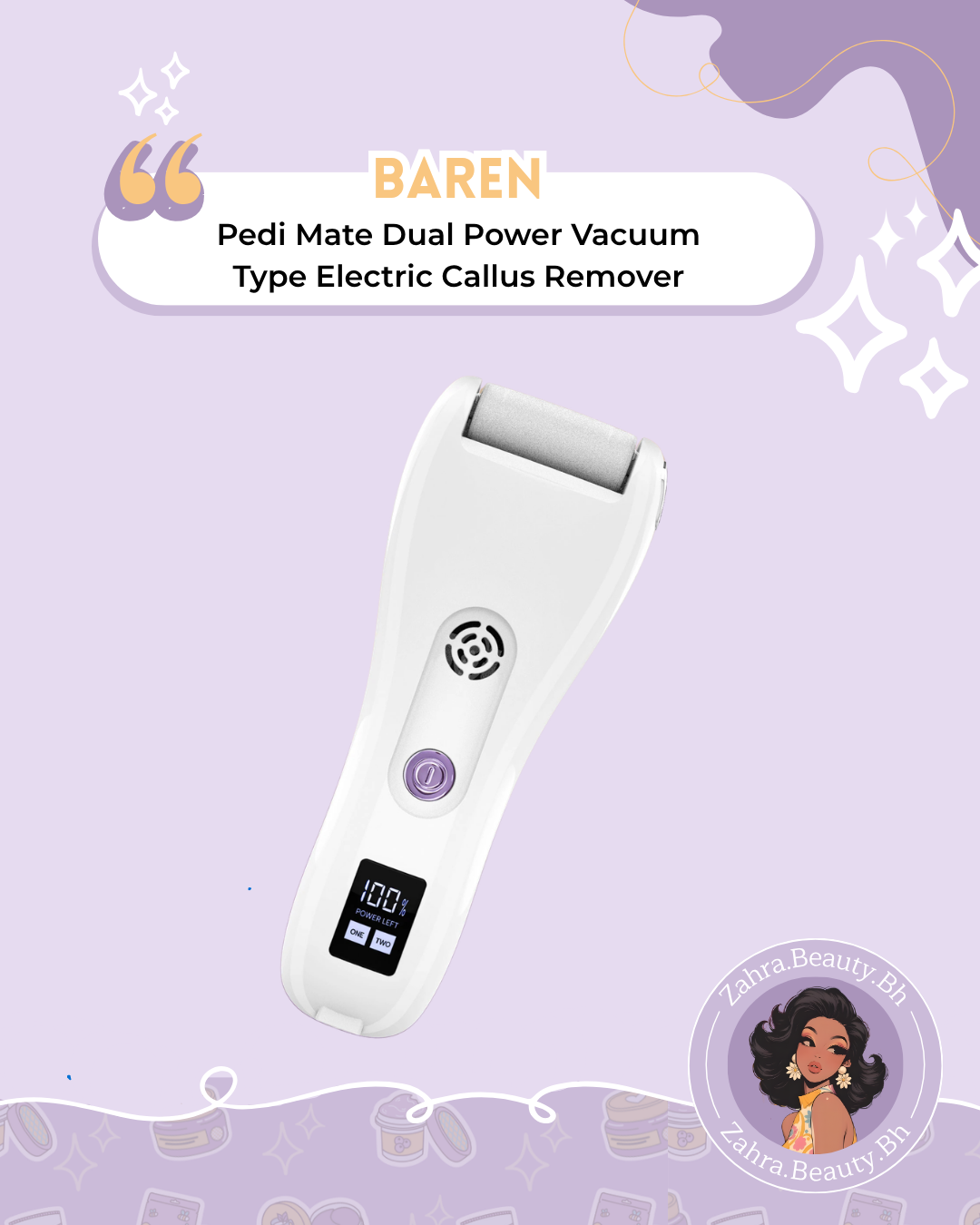 Baren - Pedi Mate Dual Power Vacuum Type Electric Callus Remover