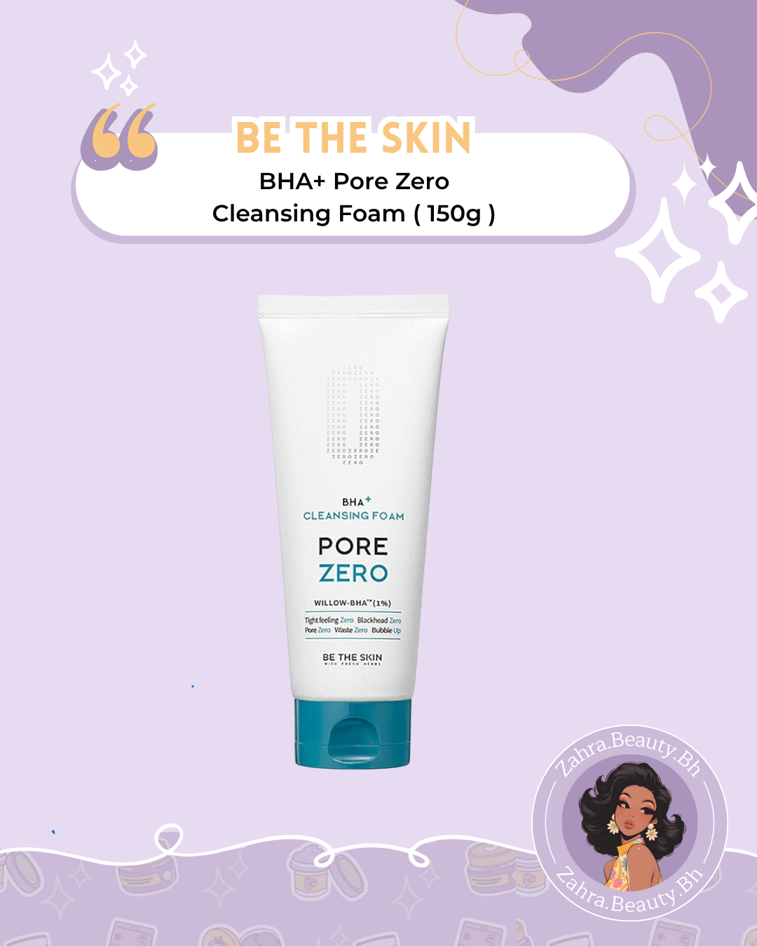 Be the skin - BHA+ Pore Zero Cleansing Foam (150g)