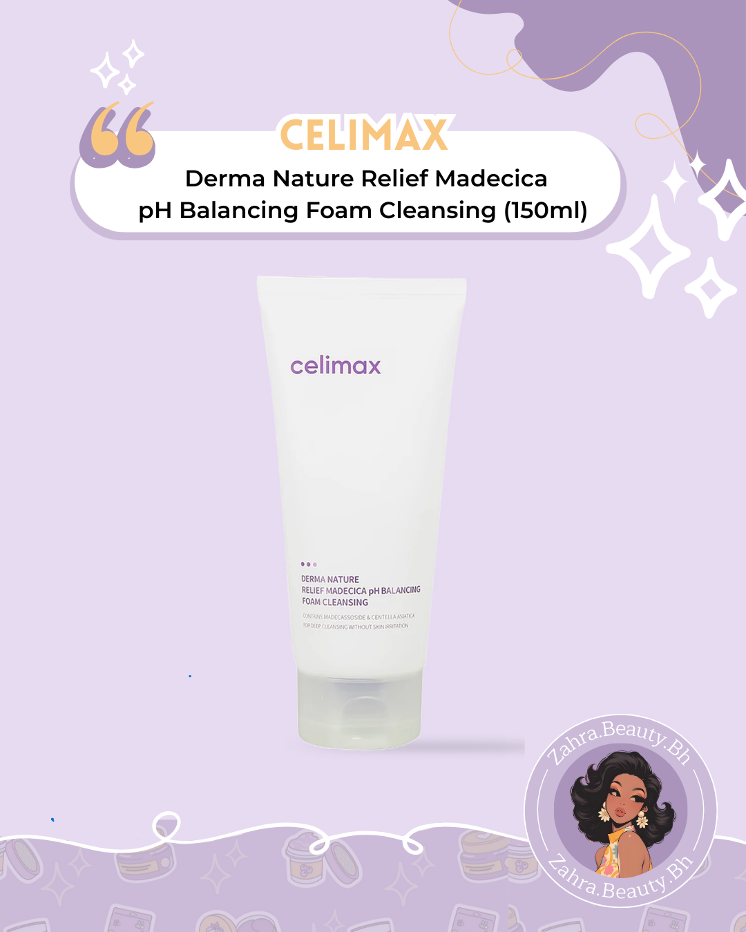 Celimax - Derma Nature Relief Madecica pH Balancing Foam Cleansing (150ml)