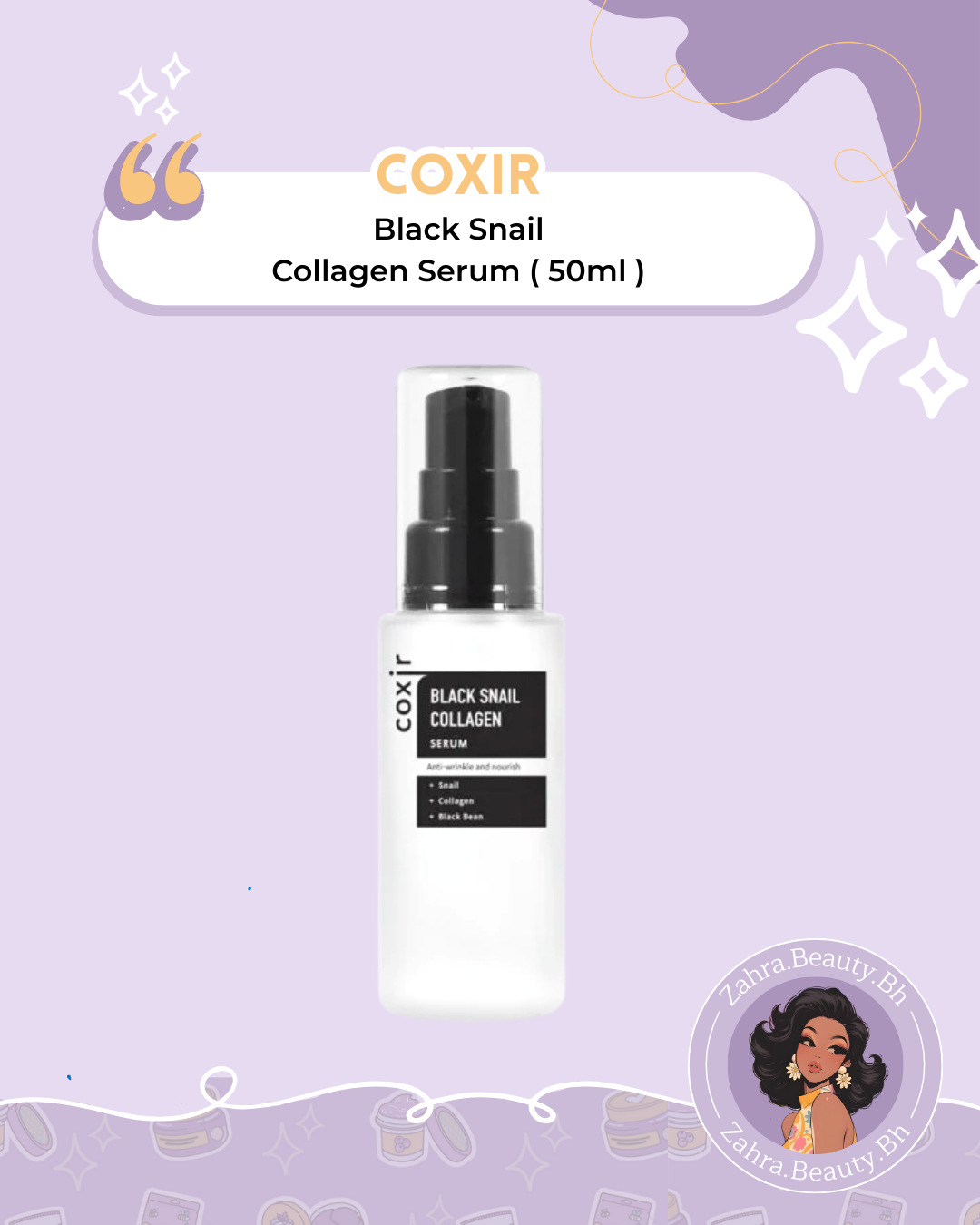 coxir - Black Snail Collagen Serum (50ml)