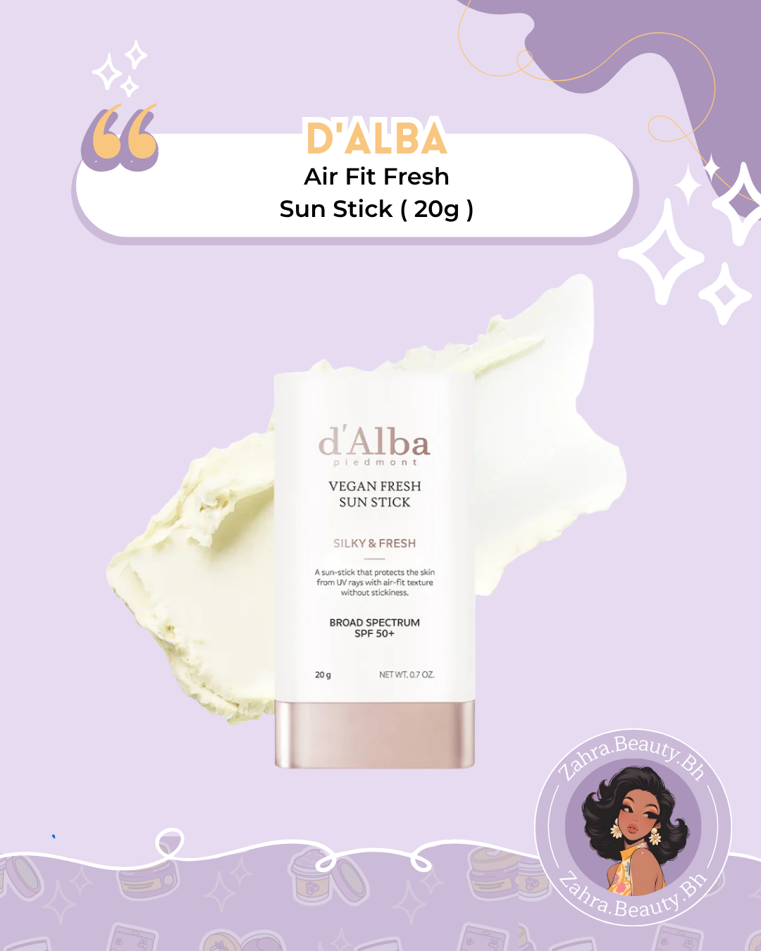 d'Alba -  Vegan Fresh Sun Stick (20g)