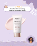 d'Alba - Waterfull Pink Correcting Tone-Up Sunscreen (50ml)
