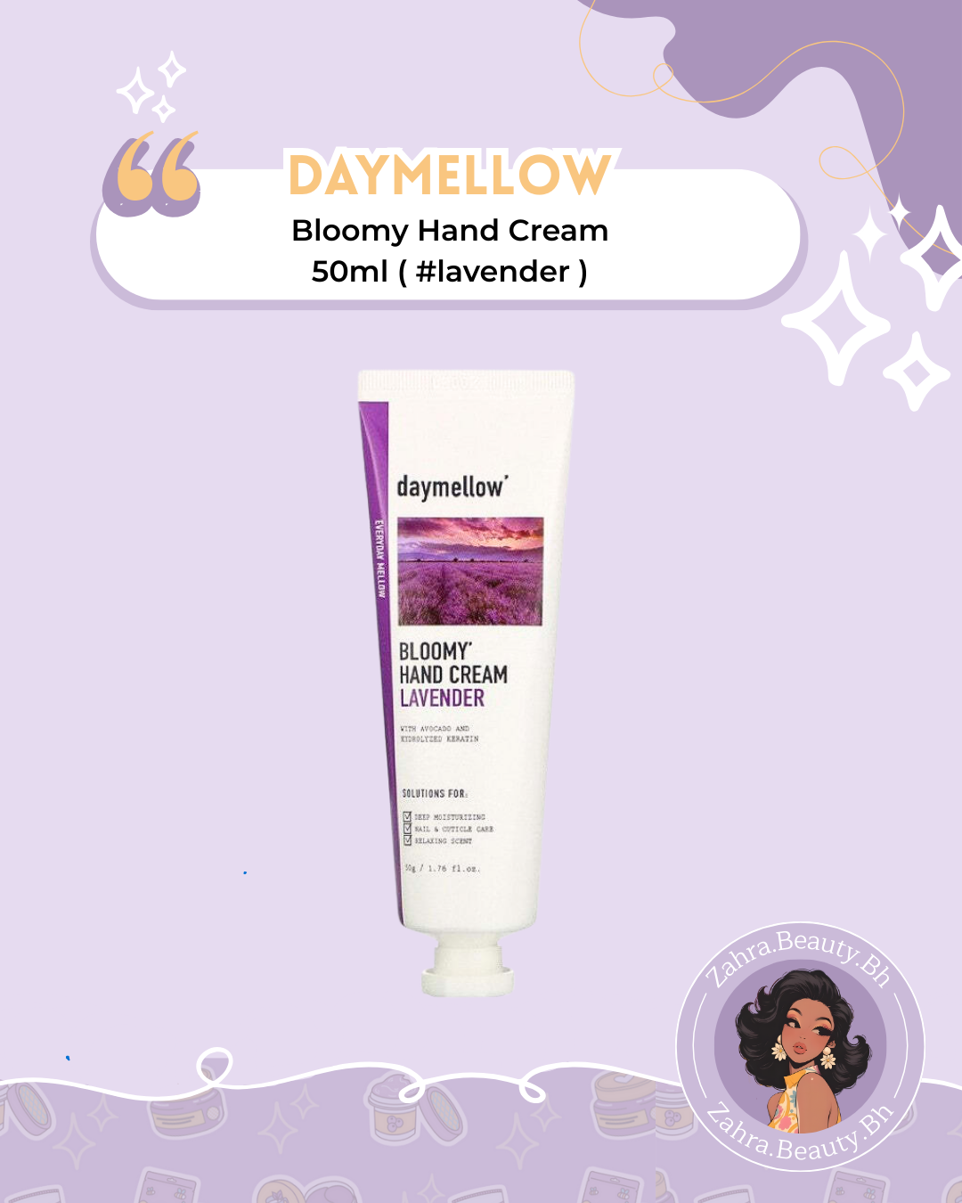 Daymellow - Bloomy Hand Cream 50ml (lavender)