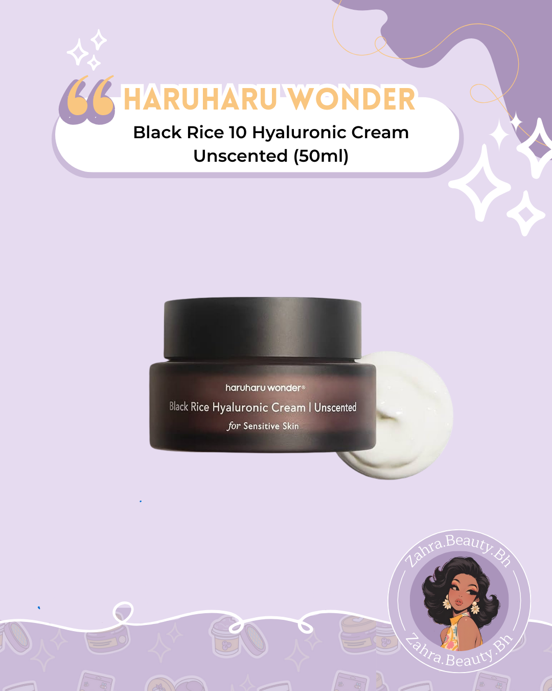 Haruharu wonder - Black Rice 10 Hyaluronic Cream Unscented (50ml)