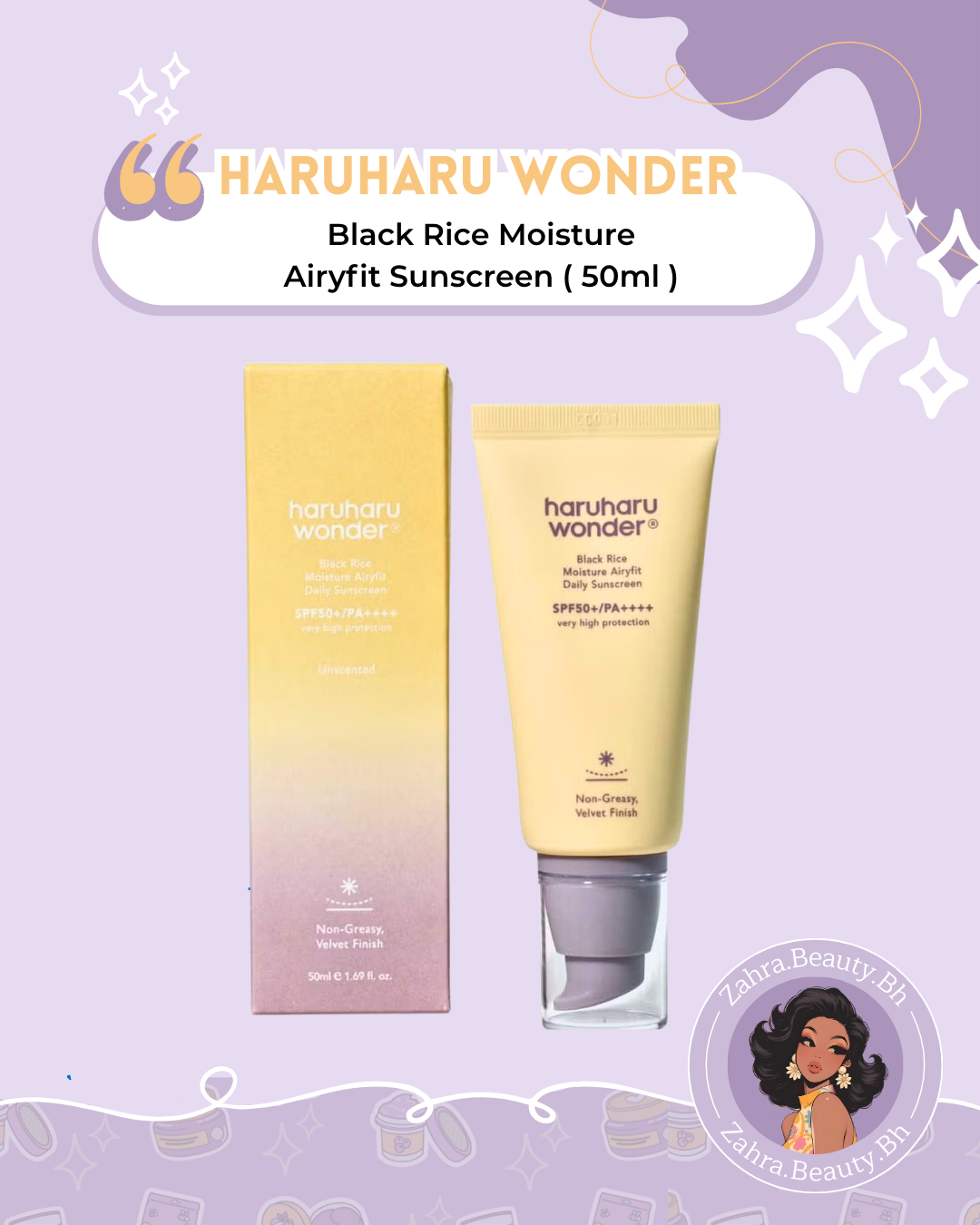 haruharu wonder - Black Rice Moisture Airyfit Sunscreen (50ml)