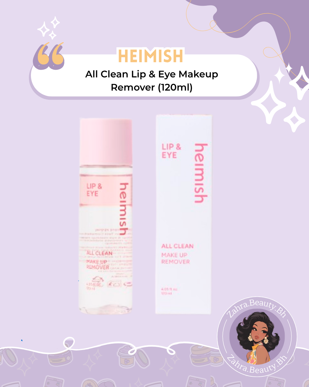 Heimish - All Clean Lip&Eye Makeup Remover (120ml)