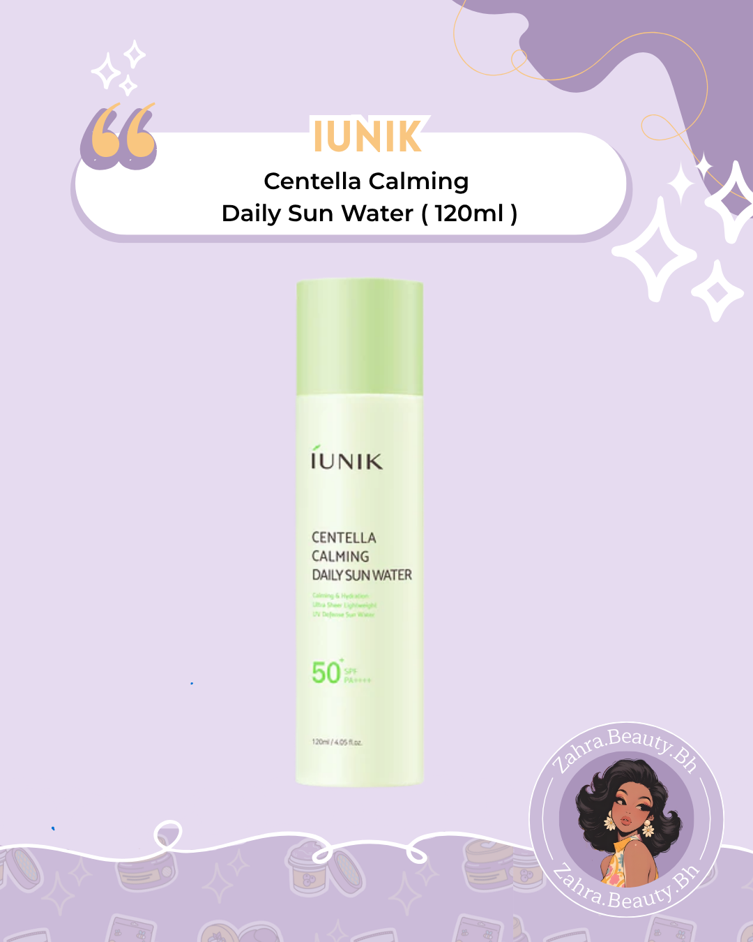 iUNIK - Centella Calming Daily Sun Water (120ml)