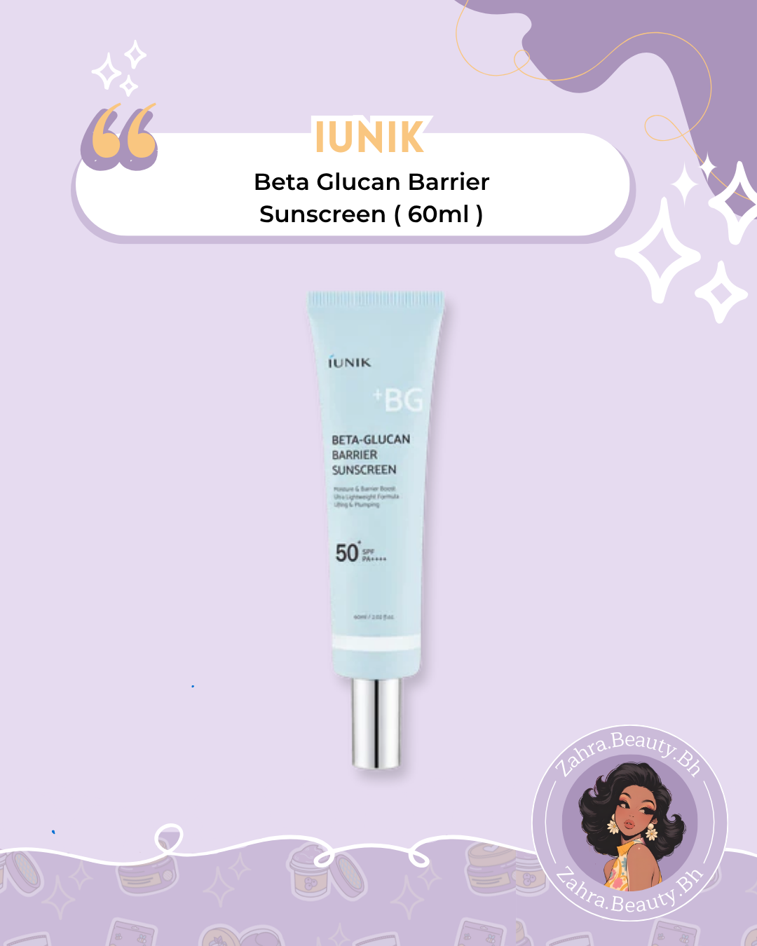 iUNIK - Beta-Glucan Barrier Sunscreen (60ml)