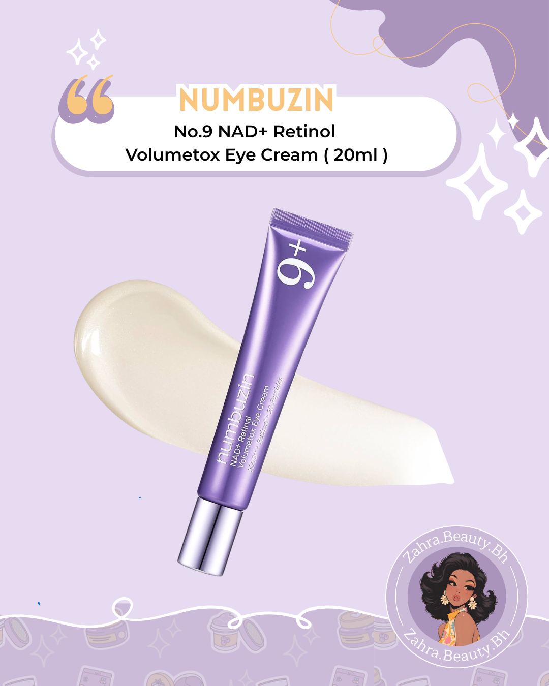 Numbuzin - No.9 NAD+ Retinal Volumetox Eye Cream (20ml)