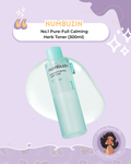 Numbuzin - No.1 Pure-Full Calming Herb Toner (300ml)