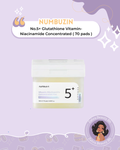 Numbuzin - No.5+ Glutathione Vitamin-Niacinamide Concentrated Pad