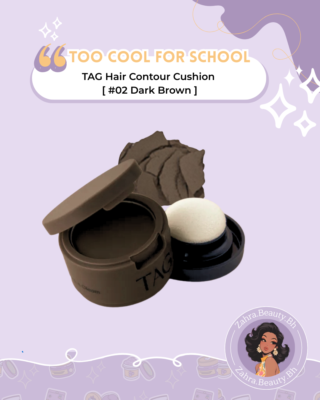 too cool for school - TAG Hair Contour Cushion